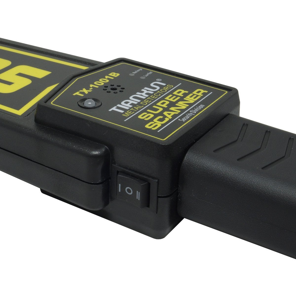 3 Detectores Metal Portátil para Segurança Scanner Bastão Revista Eventos Bateria 9V Importway IWDM- - 3