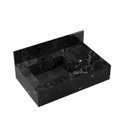 Ver imagem 2 de Bancada em Porcelanato para Banheiro 80cm Max com Cuba Esculpida Yescasa Preto/Black