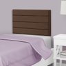 Painel Cabeceira Solteiro Tulipa 0,88 Marrom - 1