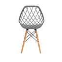 Ver imagem 6 de Kit Mesa Eames Vidro 110cm + 5 Cadeiras Kaila Dsw - Seat&Co