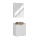 Ver imagem 2 de Conjunto de Banheiro 60cm CNJ4009 Nature Branco/Carvalho