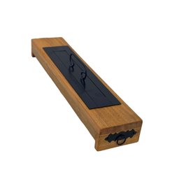 Lareira Ecológica 70 Cm Madeira Ferro Queimador Alcool Pé Madeira Minas Arte Própria Lareira 70 Cm P - 3
