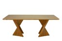Ver imagem 1 de Mesa de Jantar Orgânica Retangular 160x90 - Castanho Claro