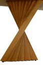 Ver imagem 4 de Mesa de Jantar Orgânica Retangular 160x90 - Castanho Claro