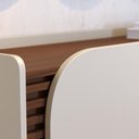 Ver mais imagens de Buffet Aparador com 3 Portas 136x79cm Jurerê Colibri:Off White/Nogueira