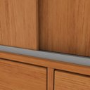 Ver mais imagens de Guarda Roupa Solteiro 2 Portas 6 Gavetas 133cm Chicago Bege/Cinamomo