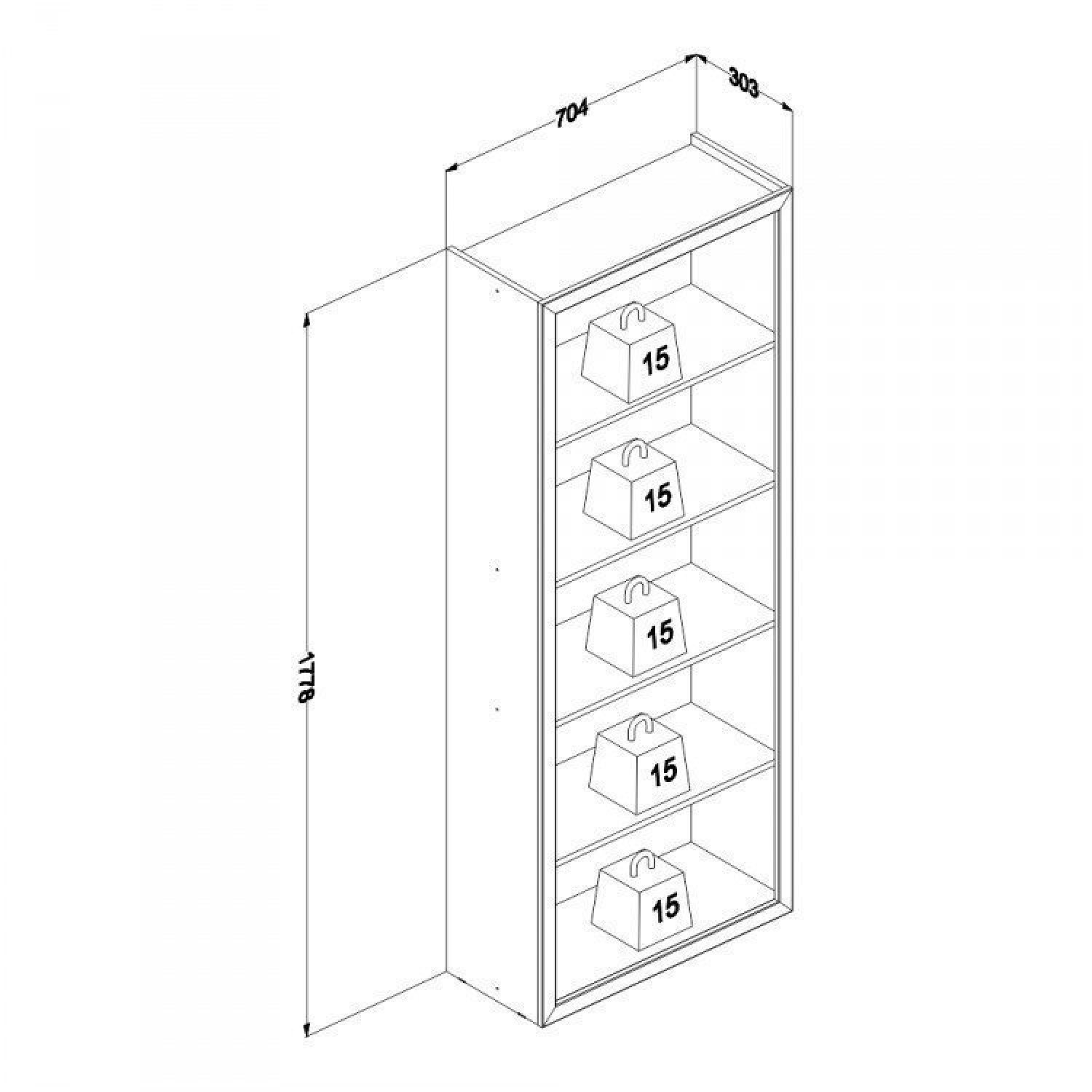 Conjunto Home Office 2 Peças com Mesa em L 2 Portas 3 Gavetas e Estante Livreiro Itapeva Politorno - 10