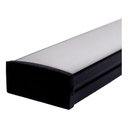 Ver imagem 2 de Perfil Sobrepor Slim 1m + Fita Led Cob + Fonte - Preto - 6000k