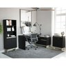 Kit 3 Peças com Mesa para Escritório em L, Armário Baixo e Estante Los Angeles - 1