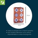 Ver imagem 4 de Kit 2 Bandeja de Madeira Servir Café da Manhã Mesa Refeições Cor:azulejo Português