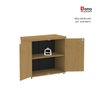Armário para Escritório Baixo 2 Portas com Chave - 8