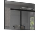 Ver imagem 2 de Espelheira para Banheiro Retangular Califórnia Preto/Carbono