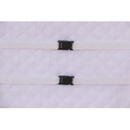 Saia para Cama Box Colchobox Elasticada Ajustavel Queen ou King Size Branca [f101] - 2