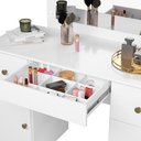 Ver imagem 5 de Penteadeira Camarim com Espelho Branco Sonhos Moval