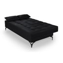 Ver imagem 6 de Sofá Cama Solteiro Colorado Reclinável 3 Posições em Suede: Preto