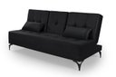 Ver imagem 3 de Sofá Cama Solteiro Colorado Reclinável 3 Posições em Suede: Preto