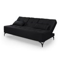 Ver imagem 5 de Sofá Cama Solteiro Colorado Reclinável 3 Posições em Suede: Preto