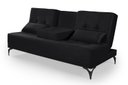Ver imagem 1 de Sofá Cama Solteiro Colorado Reclinável 3 Posições em Suede: Preto