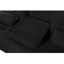 Ver imagem 4 de Sofá Cama Solteiro Colorado Reclinável 3 Posições em Suede: Preto