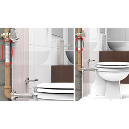 Adaptador Troca Válvula Descarga Hydra Docol Oriente - 030120 - 3 Adaptador Troca Válvula Descarga Hydra Docol Oriente - 030120 - 3