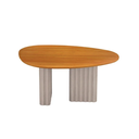 Ver imagem 4 de Mesa Isis Tampo Orgânico Mdf 1,35m S/vidro 4 Cadeiras Leifer