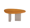 Ver imagem 4 de Mesa Isis Tampo Orgânico Mdf 1,35m S/vidro 4 Cadeiras Leifer