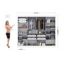 Ver imagem 2 de Guarda-roupa Casal 8 Portas 4 Gavetas Paris Branco