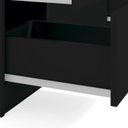 Ver imagem 5 de Penteadeira Escrivaninha 7 Gavetas 118 Cm Pe100 Preto Dtall