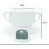Caneca Fondue Kit 36 Peças Com 250 Ml Porcelanas M&E - 1