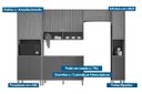 Ver imagem 6 de Cozinha Completa Divina 5 Peças (2aéreos+1balcão+2paneleiros) Cz004 - Mgm
