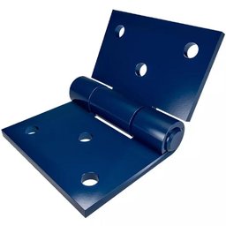 Dobradiça para Porteira Quadrada Chapa Q.00 90x65mm - 1772 - São Romão Dobradiça Quadrada - 00 - 177 - 1
