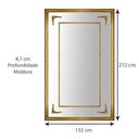 Ver imagem 3 de Espelho de Chão com Moldura e Apliques Clássico 132x212cm Decore Pronto