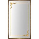 Ver imagem 3 de Espelho de Chão com Moldura e Apliques Clássico 130x210cm Decore Pronto
