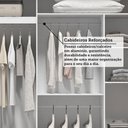 Ver mais imagens de Guarda-Roupa Casal Nicole 2 Portas 3 Gavetas 100% MDF Cinamomo/Off White - ACP Móveis