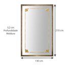 Ver imagem 4 de Espelho de Chão com Moldura e Apliques 130x210cm Decore Pronto