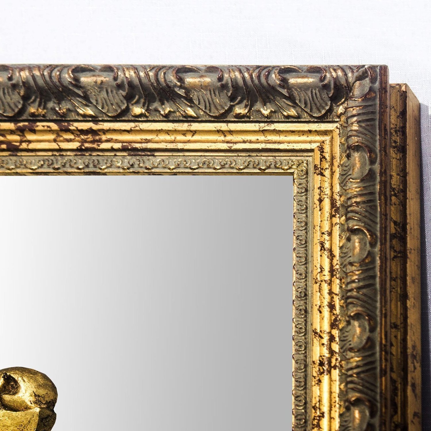 Espelho de Chão com Moldura e Apliques 130x210cm Decore Pronto - 2