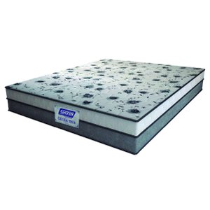 Colchão Casal Gazin Espuma D33 Fort 138x188x21cm Cinza/Branco - Suporta até 150kg por Pessoa