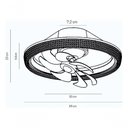 Ver imagem 2 de Plafon Ventilador Air Diamond Orbital 40w Multicor Bivolt