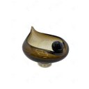 Ver imagem 1 de Centro de Mesa Decorativo em Vidro Marrom 25cm 15567-pl