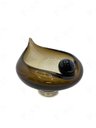 Ver imagem 1 de Centro de Mesa Decorativo em Vidro Marrom 25cm 15567-pl
