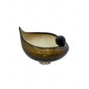 Ver imagem 3 de Centro de Mesa Decorativo em Vidro Marrom 25cm 15567-pl