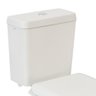 Kit Bacia com Caixa Acoplada 3/6 Litros Lirio Fiori Branco + Assento e Itens de Instalação - 55kt77- - 2