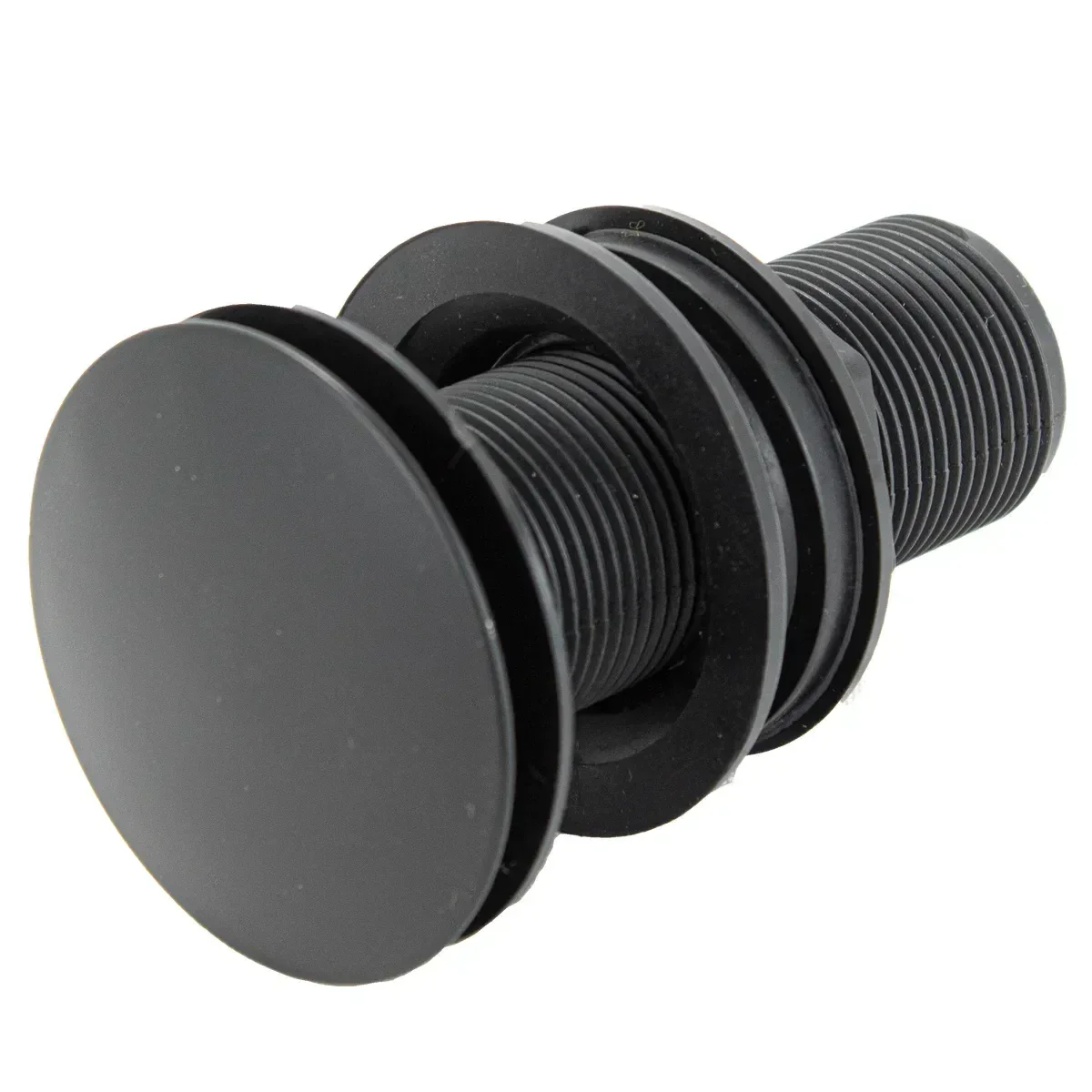 Kit Metais: Torneira Alta Inox Premium Válvula Click e Sifão:preto - 6