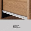 Ver imagem 5 de Guarda Roupa Casal 6 Portas com Espelho e 4 Gavetas Ubatuba - Amêndola Touch/off White