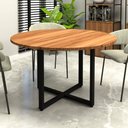 Ver imagem 1 de Mesa de Reunião Industrial 1,20 M Pé Metal F5