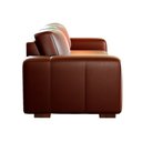 Ver imagem 6 de Sofá Decorativo Sala de Estar Champions 3 Lugares 200cm Couro Conhaque - Mozzelar