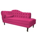 Ver imagem 5 de Kit Diva Recamier Diana 185cm Lado Direito e 01 Poltrona Classic Suede - Doce Sonho Móveis RECAMIER