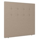 Ver imagem 1 de Cabeceira Cama Box Solteiro Luana 90cm Linho Bege - Abmaza