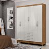 Guarda Roupa Casal 6 Portas 3 Gavetas Toledo Espresso Móveis - 1