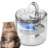 Fonte Agua Bebedouro Pet Gato Cao Cachorro Animais 2 Litros Silencioso Usb Reservatório Transparente - 1